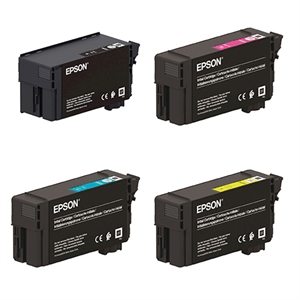 Conjunto completo de cartuchos de tinta para Epson SureColor T3100 e Epson SureColor T5100